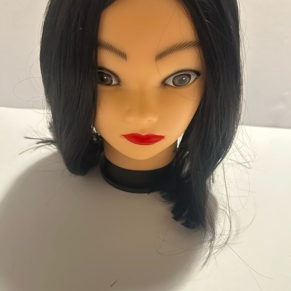 New Black Shoulder Length Cosplay Synthetic Wig For Women|12 Inches - Picture 5 of 11